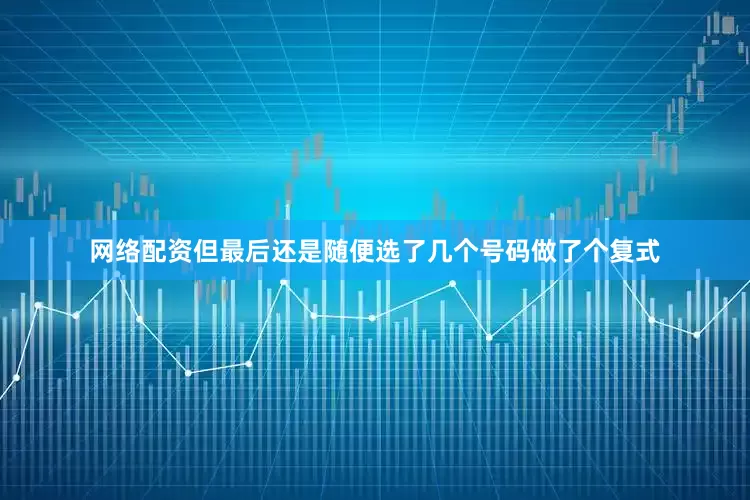 网络配资但最后还是随便选了几个号码做了个复式